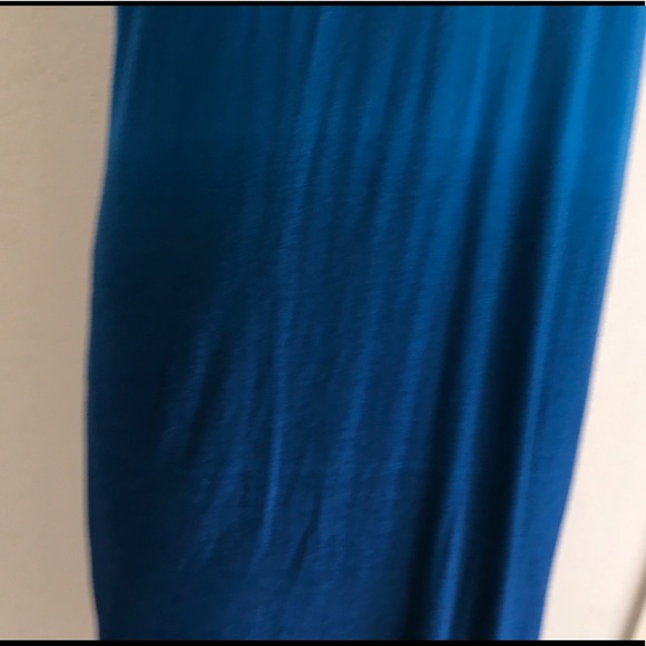 OLD NAVY Turquoise Ombré Tube Strapless Maxi Dress - Picture 3 of 4